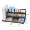 Extra Large Coffee Condiment and Accessory Organizer, 14 Compartment, 24 x 11.8 x 12.5, Black2