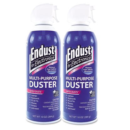Compressed Air Duster for Electronics, 10 oz Can, 2/Pack1
