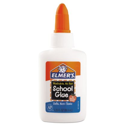 Washable School Glue, 1.25 oz, Dries Clear1