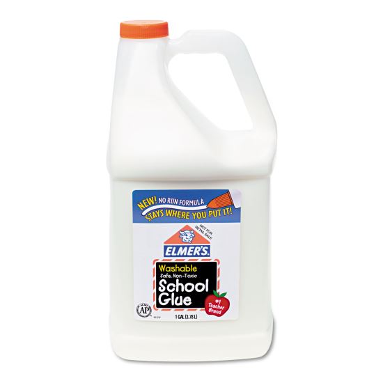 School Glue, 1 gal, Dries Clear1