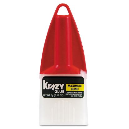 Maximum Bond Krazy Glue, 0.18 oz, Dries Clear1