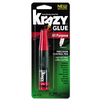 All Purpose Krazy Glue, 0.14 oz, Dries Clear1