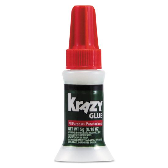 All Purpose Brush-On Krazy Glue, 0.17 oz, Dries Clear1