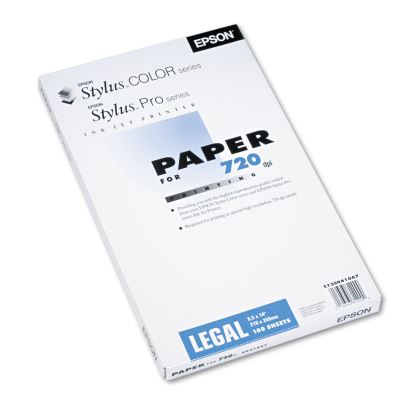 Matte Presentation Paper, 4.9 mil, 8.5 x 14, Matte Bright White, 100/Pack1