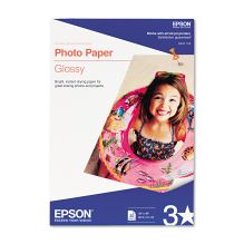 Glossy Photo Paper, 9.4 mil, 13 x 19, Glossy White, 20/Pack1