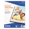 Premium Photo Paper, 10.4 mil, 8.5 x 11, High-Gloss White, 50/Pack1
