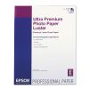 Ultra Premium Photo Paper, 10 mil, 17 x 22, Luster White, 25/Pack1