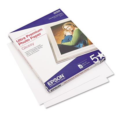 Ultra Premium Gloss Photo Paper, 11.8 mil, 8.5 x 11, Bright White, 50/Pack1