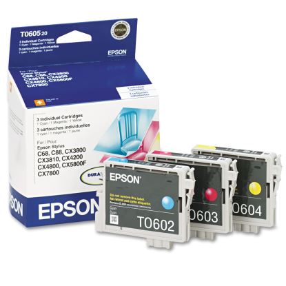 T060520-S (60) Ink, 1,350 Page-Yield, Cyan/Magenta/Yellow1