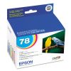 T078920-S (78) Claria Ink, 1,290 Page-Yield, Cyan/Light Cyan/Light Magenta/Magenta/Yellow 1