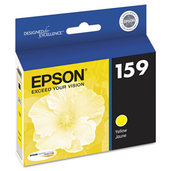 T159420 (159) UltraChrome Hi-Gloss 2 Ink, Yellow1