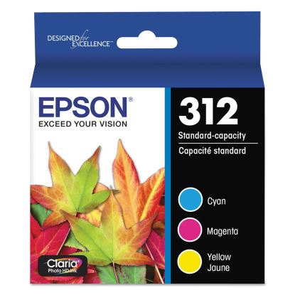 T312923-S (312XL) Claria High-Yield Ink, 360 Page-Yield, Cyan/Magenta/Yellow1