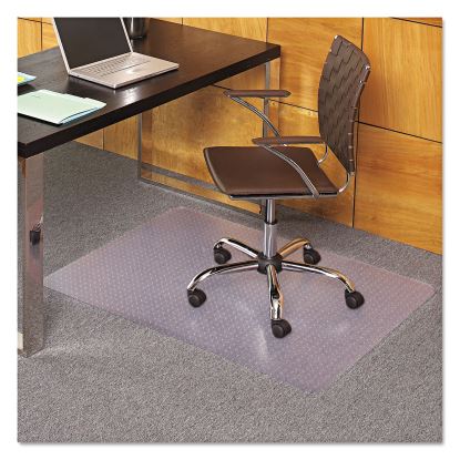 EverLife Light Use Chair Mat for Flat-Pile Carpet, Rectangular, 36" x 44", Clear1