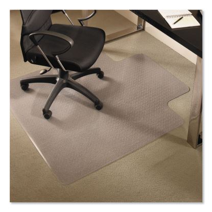 EverLife Chair Mats for Medium Pile Carpet With Lip, 36 x 48, Clear1
