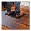Sit or Stand Mat for Carpet or Hard Floors, 36 x 53 with Lip, Clear/Black2