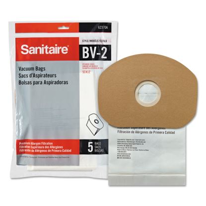 Disposable Dust Bags for Sanitaire Commercial Backpack Vacuum, 5/PK, 10/PK/CT1
