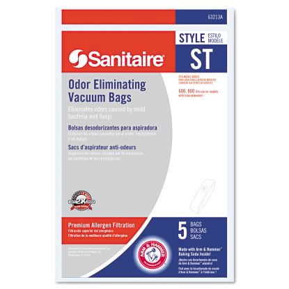 Style ST Disposable Vacuum Bags for SC600 and SC800 Series, 5/Pack1