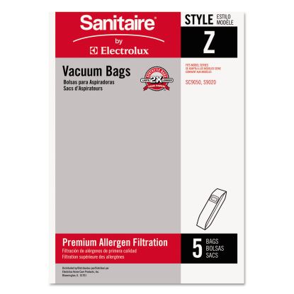 Style Z Vacuum Bags, 5/Pack, 10 Packs/Carton1