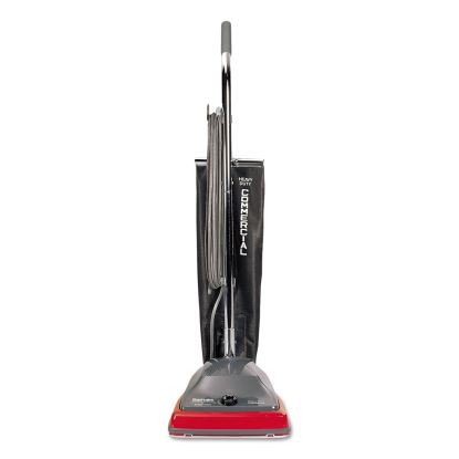 TRADITION Upright Vacuum SC679J, 12" Cleaning Path, Gray/Red/Black1
