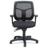 Apollo Multi-Function Mesh Task Chair, Supports Up to 250 lb, 18.9" to 22.4" Seat Height, Silver Seat/Back, Black Base1