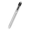 LED Pen Light, 2 AAA Batteries (Included), Silver/Black2