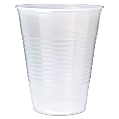 RK Ribbed Cold Drink Cups, 12 oz, Translucent, 50/Sleeve, 20 Sleeves/Carton1