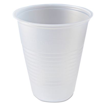 RK Ribbed Cold Drink Cups, 7 oz, Clear, 100 Bag, 25 Bags/Carton1