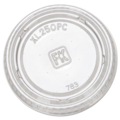 Portion Cup Lids, Fits 1.5 oz to 2.5 oz Cups, Clear, 125/Sleeve, 20 Sleeves/Carton1