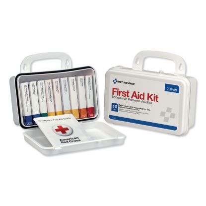 ANSI-Compliant First Aid Kit, 64 Pieces, Plastic Case1
