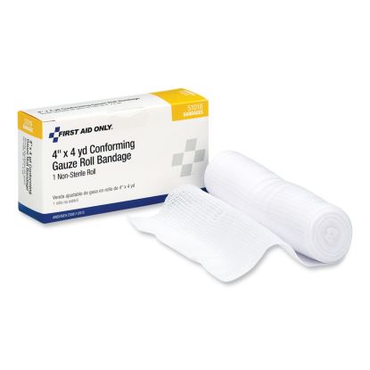 First Aid Conforming Gauze Bandage, Non-Sterile, 4" Wide1