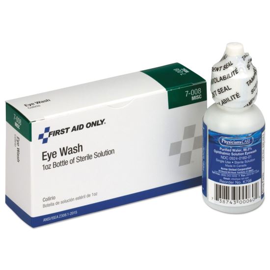 24 Unit ANSI Class A+ Refill, Eyewash, 1 oz1