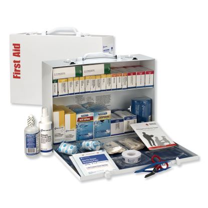 ANSI 2015 Class B+ Type I and II Industrial First Aid Kit for 75 People, 446 Pieces, Metal Case1
