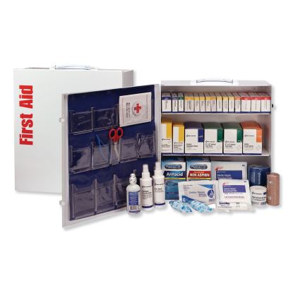 ANSI 2015 Class A+ Type I and II Industrial First Aid Kit 100 People, 676 Pieces, Metal Case1