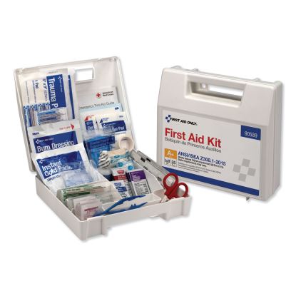 ANSI 2015 Compliant Class A+ Type I and II First Aid Kit for 25 People, 141 Pieces, Plastic Case1