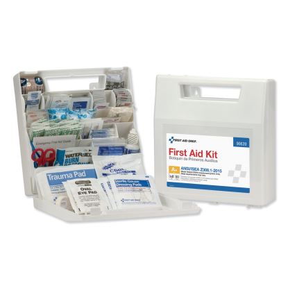 ANSI Class A+ First Aid Kit for 50 People, 183 Pieces, Plastic Case1