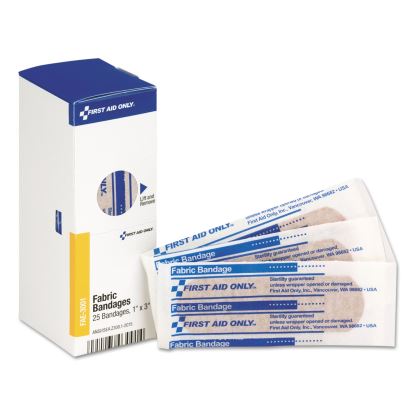 SmartCompliance Fabric Bandages, 1 x 3, 25/Box1