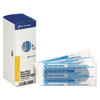Refill for SmartCompliance General Cabinet, Blue Metal Detectable Bandages, 1 x 3, 40/Box1