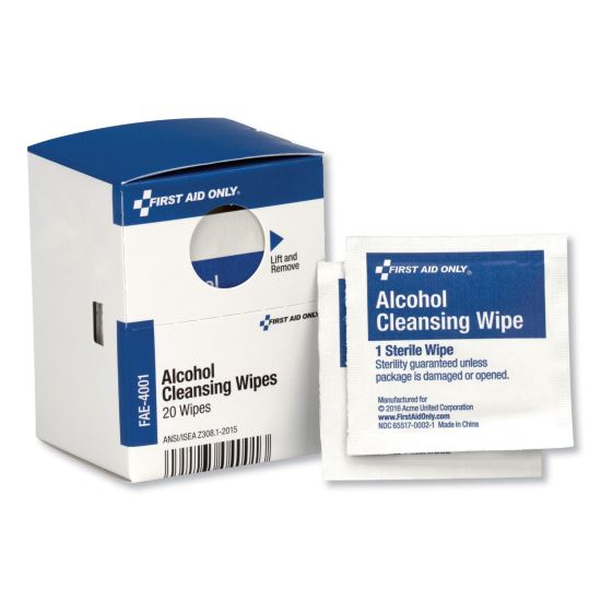 SmartCompliance Alcohol Cleansing Pads, 20/Box1