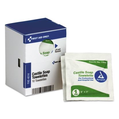 Refill for SmartCompliance General Business Cabinet, Castile Soap Wipes, 5 x 7, 10/Box1