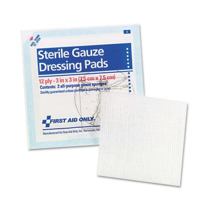 SmartCompliance Gauze Pads, Sterile, 12-Ply, 3 x 3, 5 Dual-Pads/Pack1