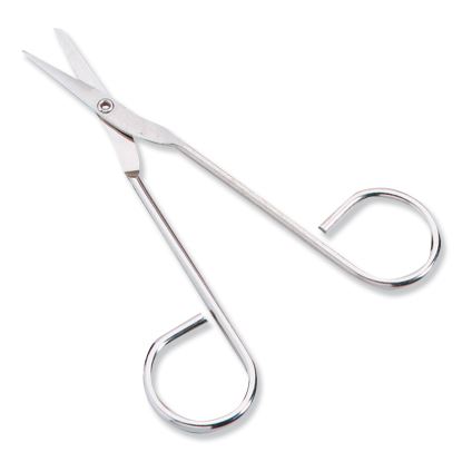 Scissors, Pointed Tip, 4.5" Long, Nickel Straight Handle1