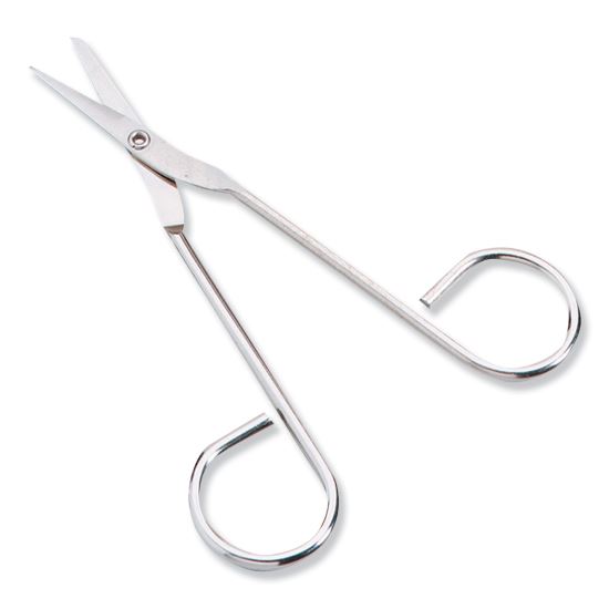 Scissors, Pointed Tip, 4.5" Long, Nickel Straight Handle1