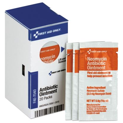 Refill for SmartCompliance General Cabinet, Antibiotic Ointment, 0.9g Packet, 20/Box1