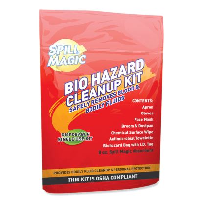 Biohazard Spill CleanUp, 0.75 x 6 x 91