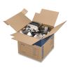 SmoothMove Prime Moving/Storage Boxes, Medium, Regular Slotted Container (RSC), 18" x 18" x 16", Brown Kraft/Blue, 8/Carton2