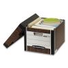 R-KIVE Heavy-Duty Storage Boxes, Letter/Legal Files, 12.75" x 16.5" x 10.38", Woodgrain, 4/Carton2