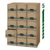STOR/DRAWER STEEL PLUS Extra Space-Savings Storage Drawers, Letter Files, 14" x 25.5" x 11.5", Kraft/Green, 6/Carton2