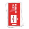 Laminating Pouches, 5 mil, 4.25" x 2.5", Gloss Clear, 50/Pack2