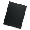 Expressions Linen Texture Presentation Covers for Binding Systems, Black, 11.25 x 8.75, Unpunched, 200/Pack2