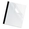Thermal Binding System Presentation Covers, Clear, 16 to 30 Sheet Capacity, 11 x 8.5, Unpunched, 10/Pack2